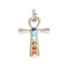 Ankh-Anhänger Ohm mit Kette 45cm – Bild 2