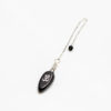 Pendel OHM poliert schwarzer Achat