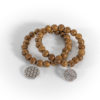 Mala Armband Wengeholz elastisch