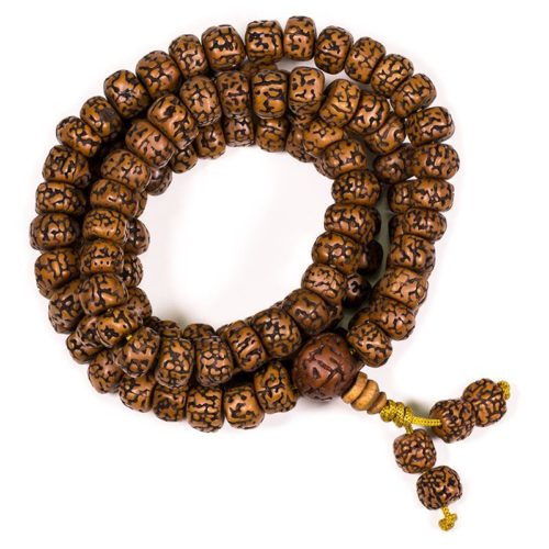 Mala Rudraksha 108 Perlen – 1cm im Säckchen