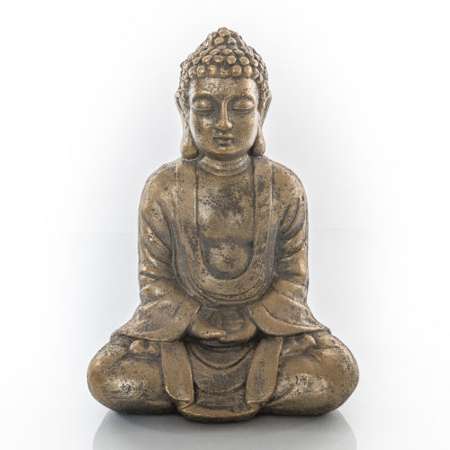 Buddha Statue sitzend gold